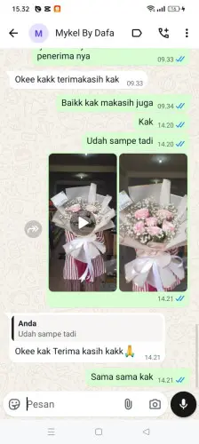 Testimonial Buket Bunga bintaro